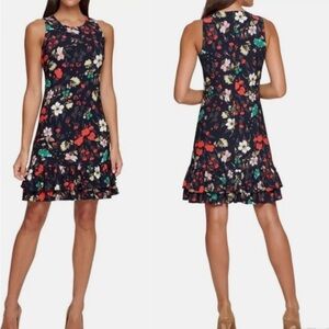 Tommy Hilfiger Black Floral Mini Dress